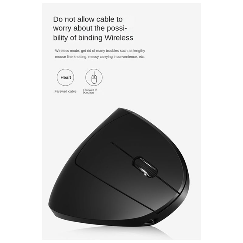Ergonomic Mouse Vertical - doyou Wireless 2.4G Vertical Vertical Mouse
