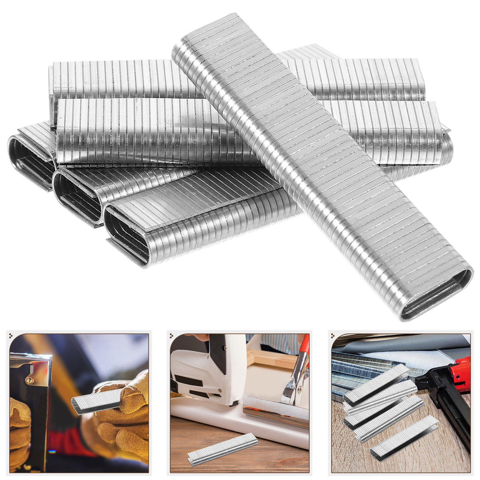 Electric Stapler Heavy - 1000Pcs U-Shaped Pneumatic Staples Narrow Crown