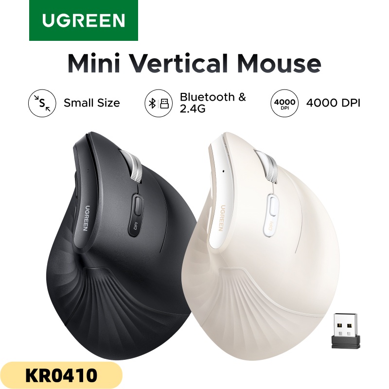 Ergonomic Mouse Vertical - UGREEN Vertical Mouse Wireless Small Size