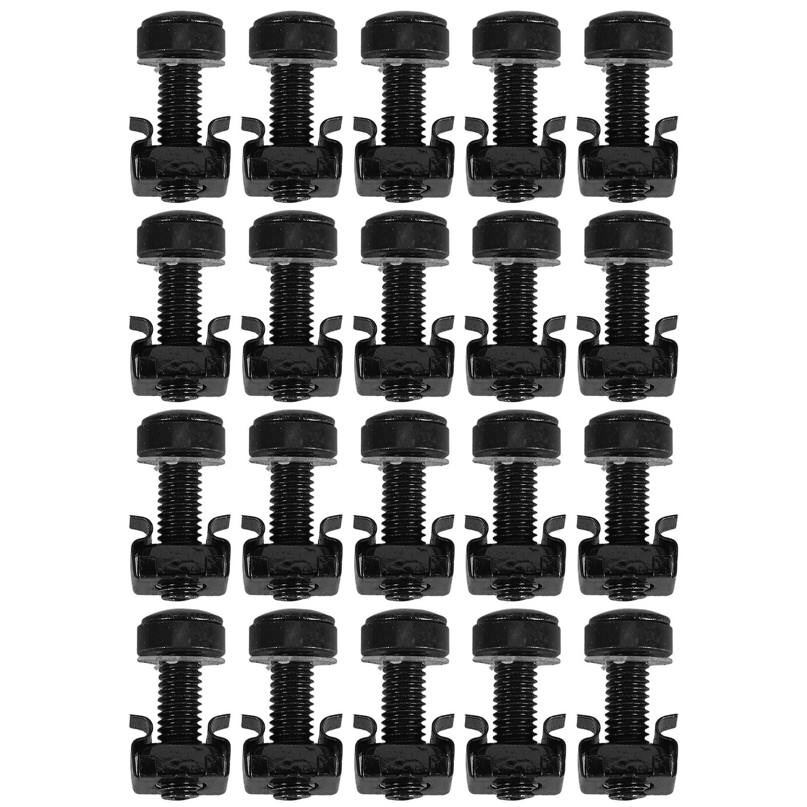 Server Rack Shelf - 50Sets Stainless Steel Rack Mount Screws