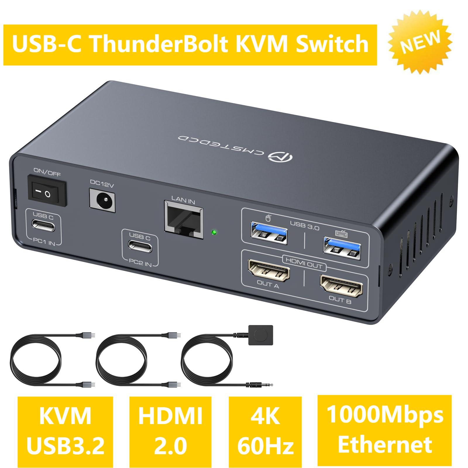 Docking Station Usb C - USB C KVM Switch 2 Monitors