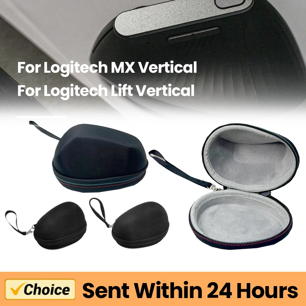 Ergonomic Mouse Vertical - EVA Carrying Bag Dustproof Travel Carrying