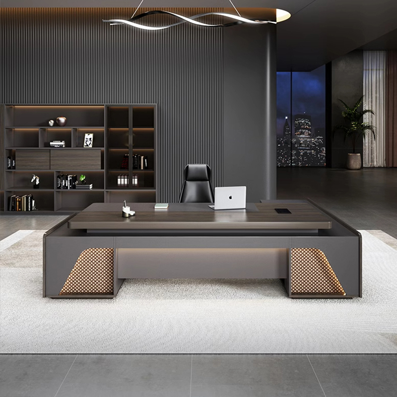 Office Tech Management - ❀zz Luxury Modern Ceo L Shape