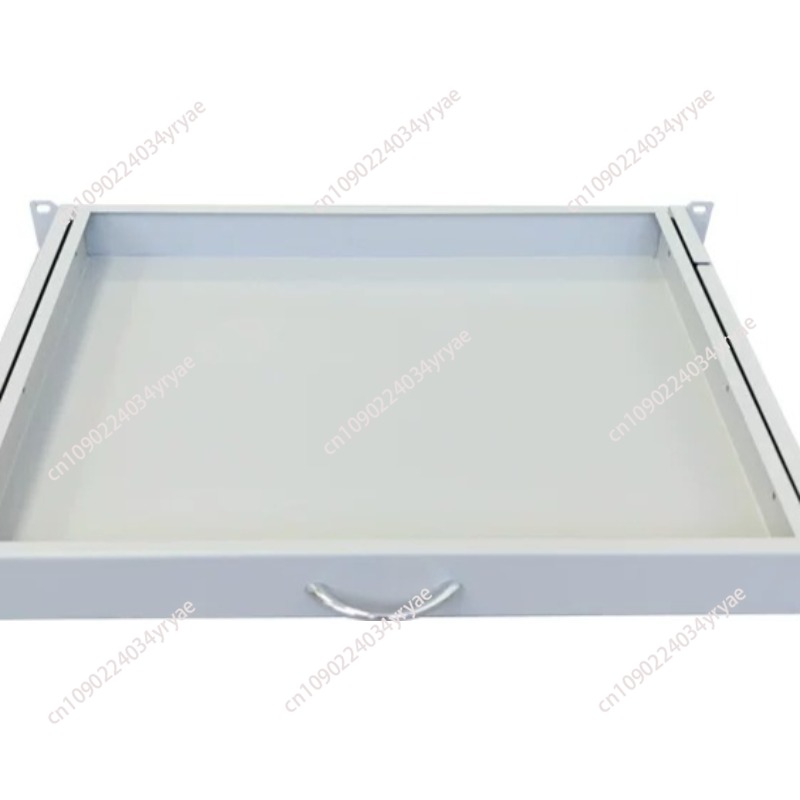Server Rack Shelf - 1U Drawer Keyboard Tray for Network