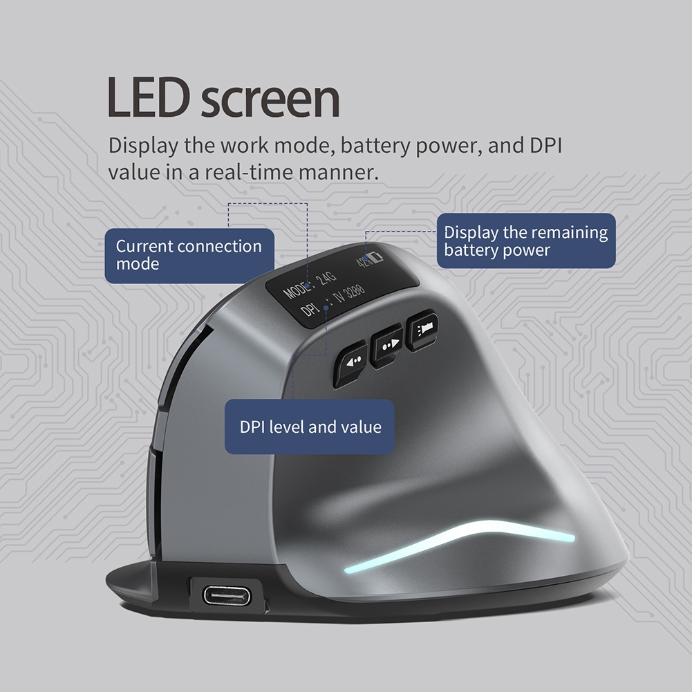 AB53 Bluetooth Vertical Wirele - Ergonomic Mouse Vertical review and price