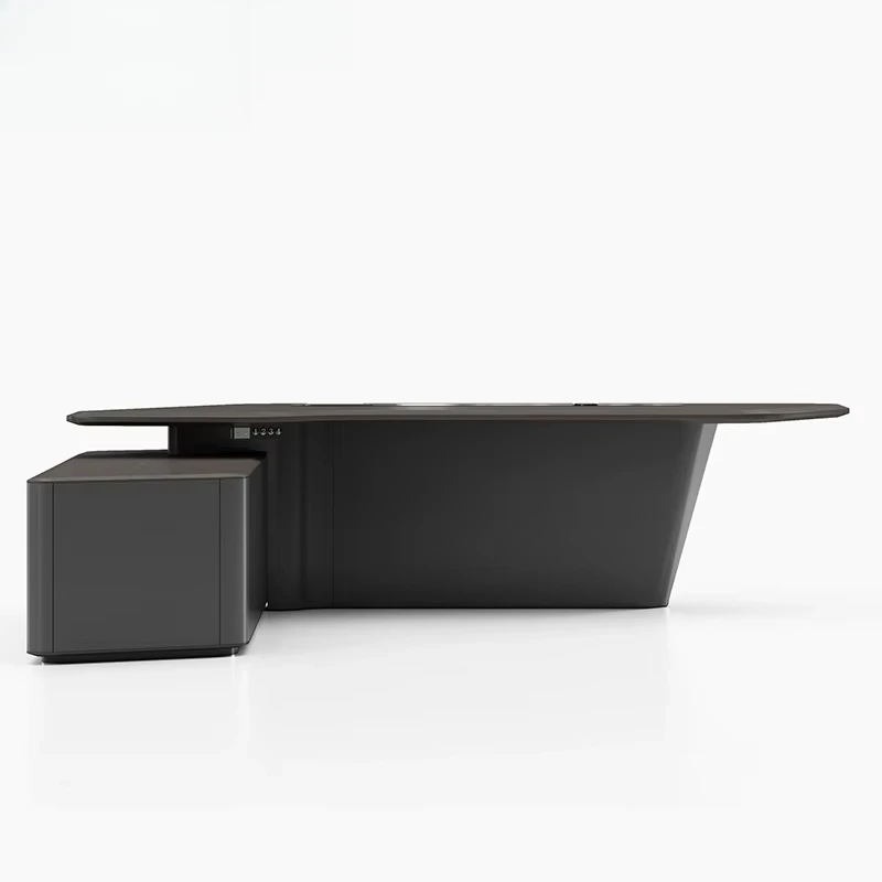 L Shape With Drawer White Luxu - Office Tech Management review and price