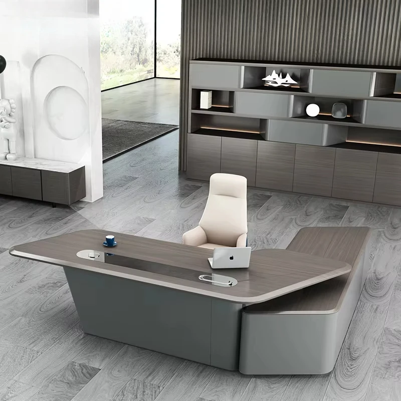 L Shape With Drawer White Luxu - Office Tech Management review and price