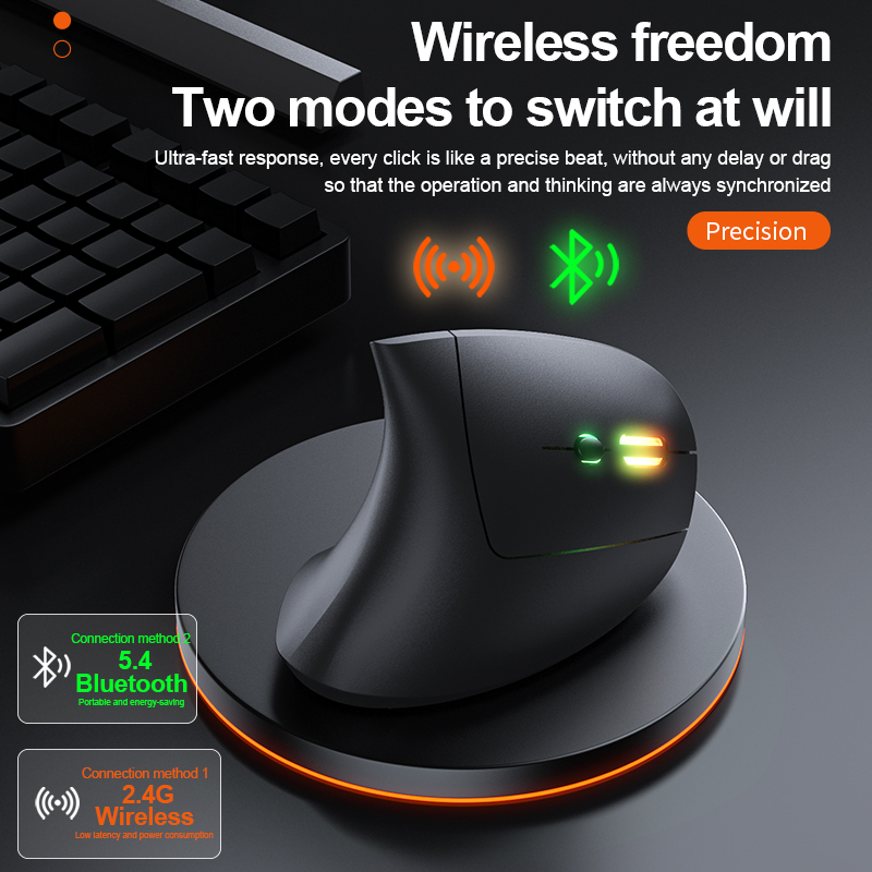 2.4GHz Bluetooth Wireless Mous - Ergonomic Mouse Vertical review and price