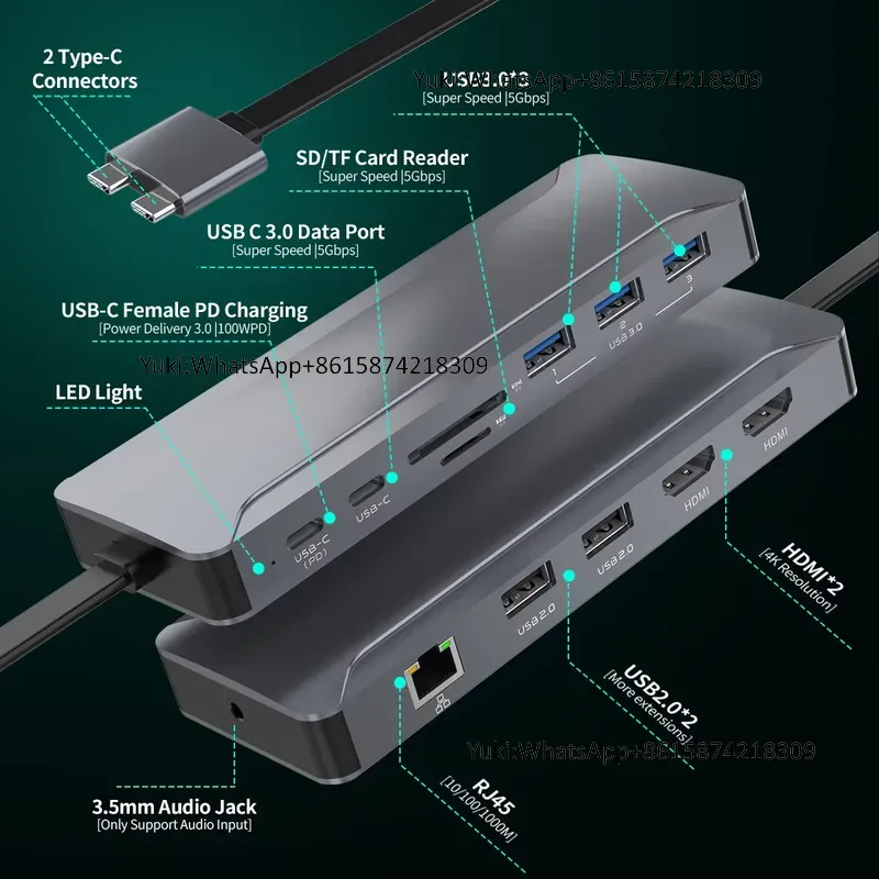 Hot Selling Dual Display Scree - Docking Station Usb C review and price