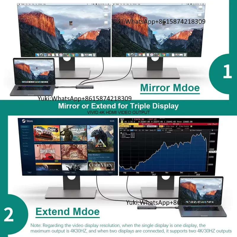 Hot Selling Dual Display Scree - Docking Station Usb C review and price