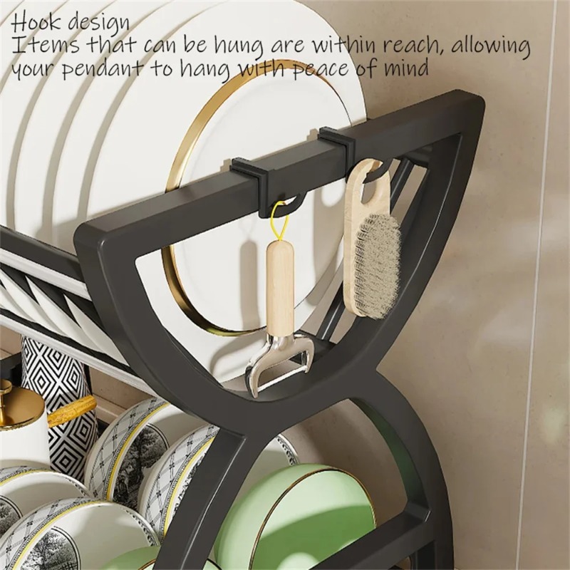 2 Tier Dish Drying Rack Kitche - Server Rack Shelf review and price