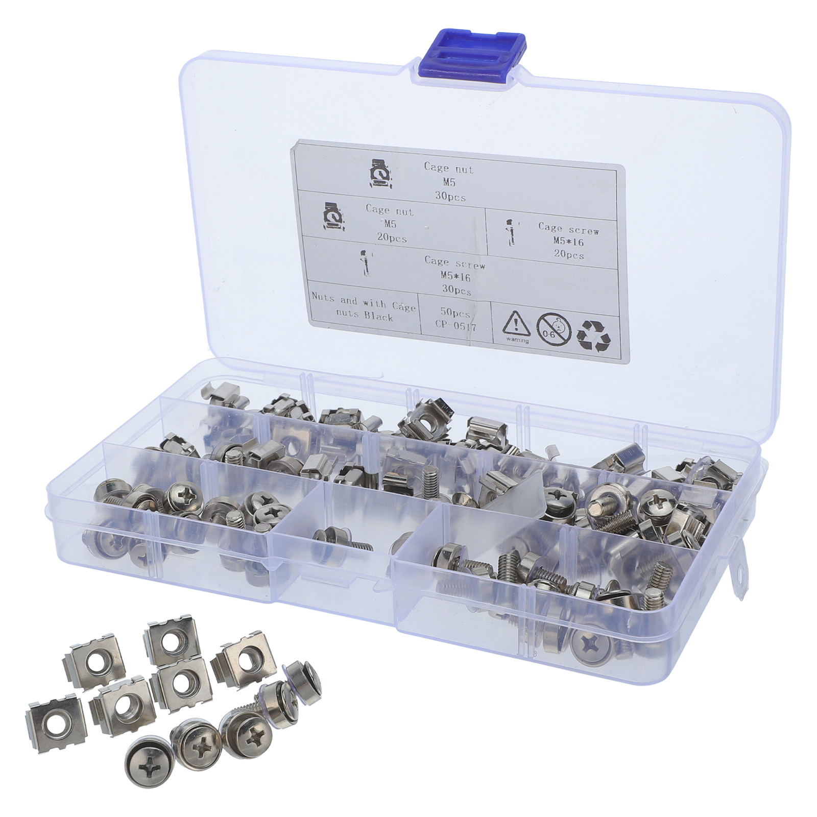 50Sets M5x16mm Cage Nuts for S - Server Rack Shelf review and price