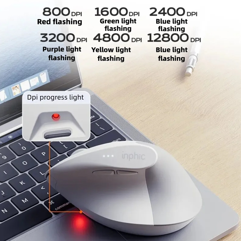 Inphic X9 PRO Vertical Wireles - Ergonomic Mouse Vertical review and price