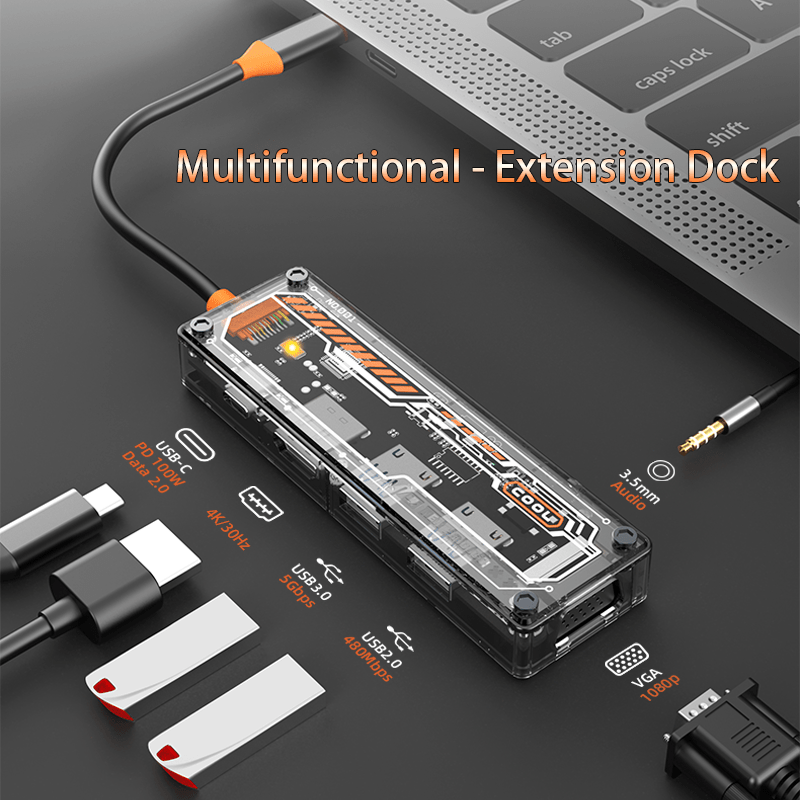6-in-1 USB-C Hub for MacBook P - Docking Station Usb C review and price