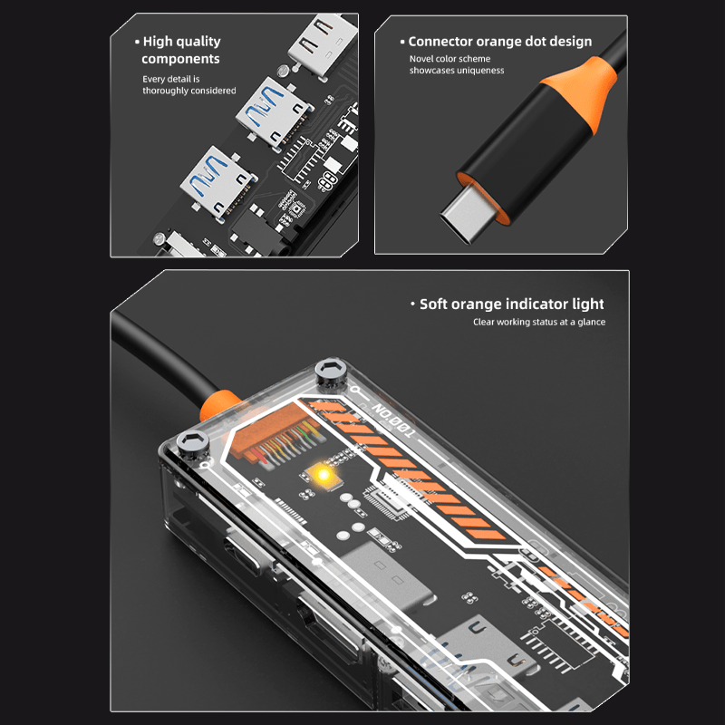 6-in-1 USB-C Hub for MacBook P - Docking Station Usb C review and price