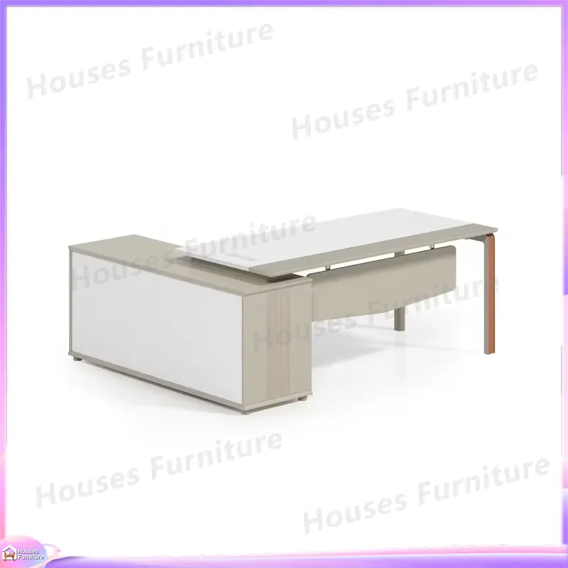 L Shaped Executive Desk Modern - Office Tech Management review and price