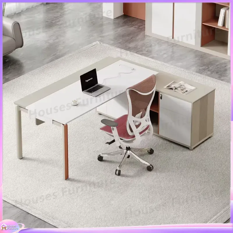 L Shaped Executive Desk Modern - Office Tech Management review and price