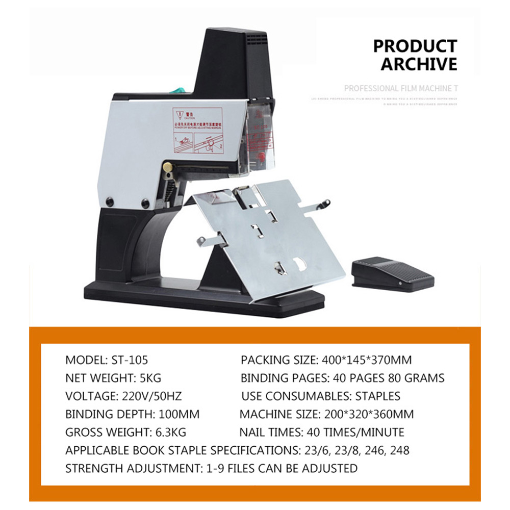 220V ST-105 Electric Text Bind - Electric Stapler Heavy review and price