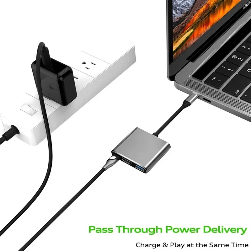 USB C HUB 3in1 Type C 3.0 to H - Docking Station Usb C review and price