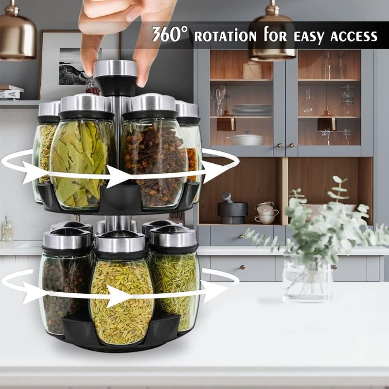 Revolving Spice Rack Tower Org - Server Rack Shelf review and price