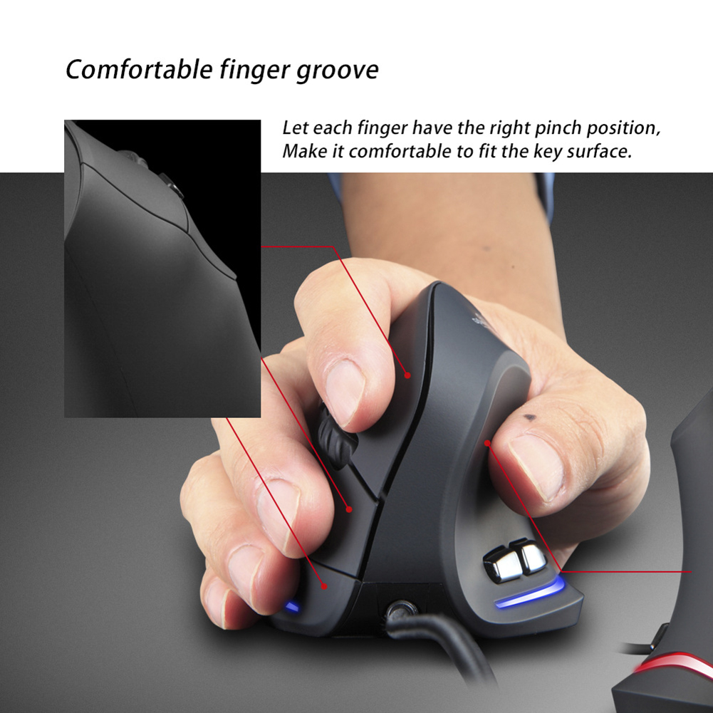 ZELOTES T20 USB Wired Vertical - Ergonomic Mouse Vertical review and price