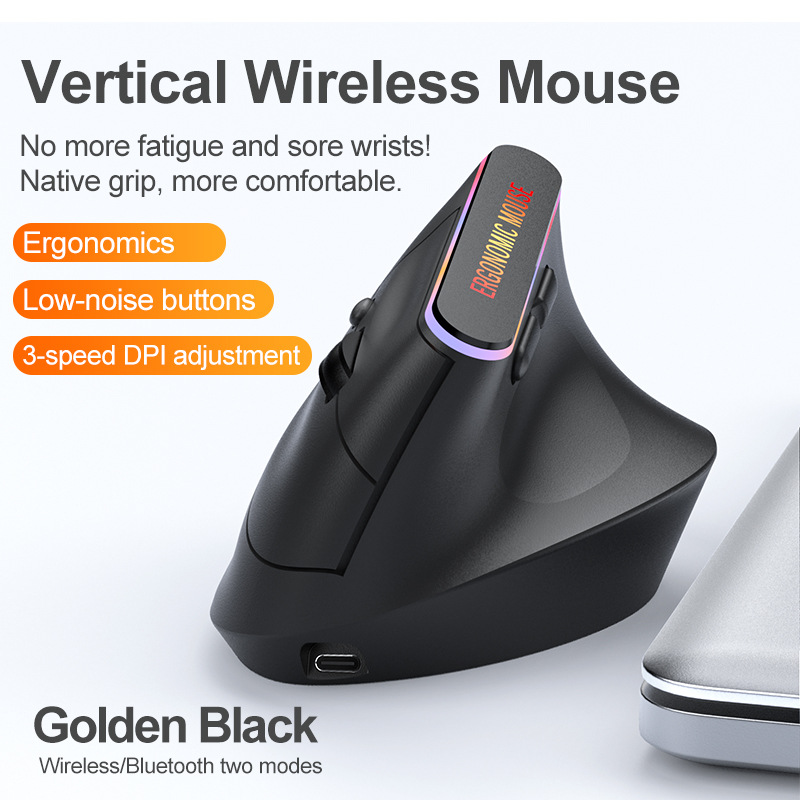 New 2.4GHz Bluetooth Wireless  - Ergonomic Mouse Vertical review and price