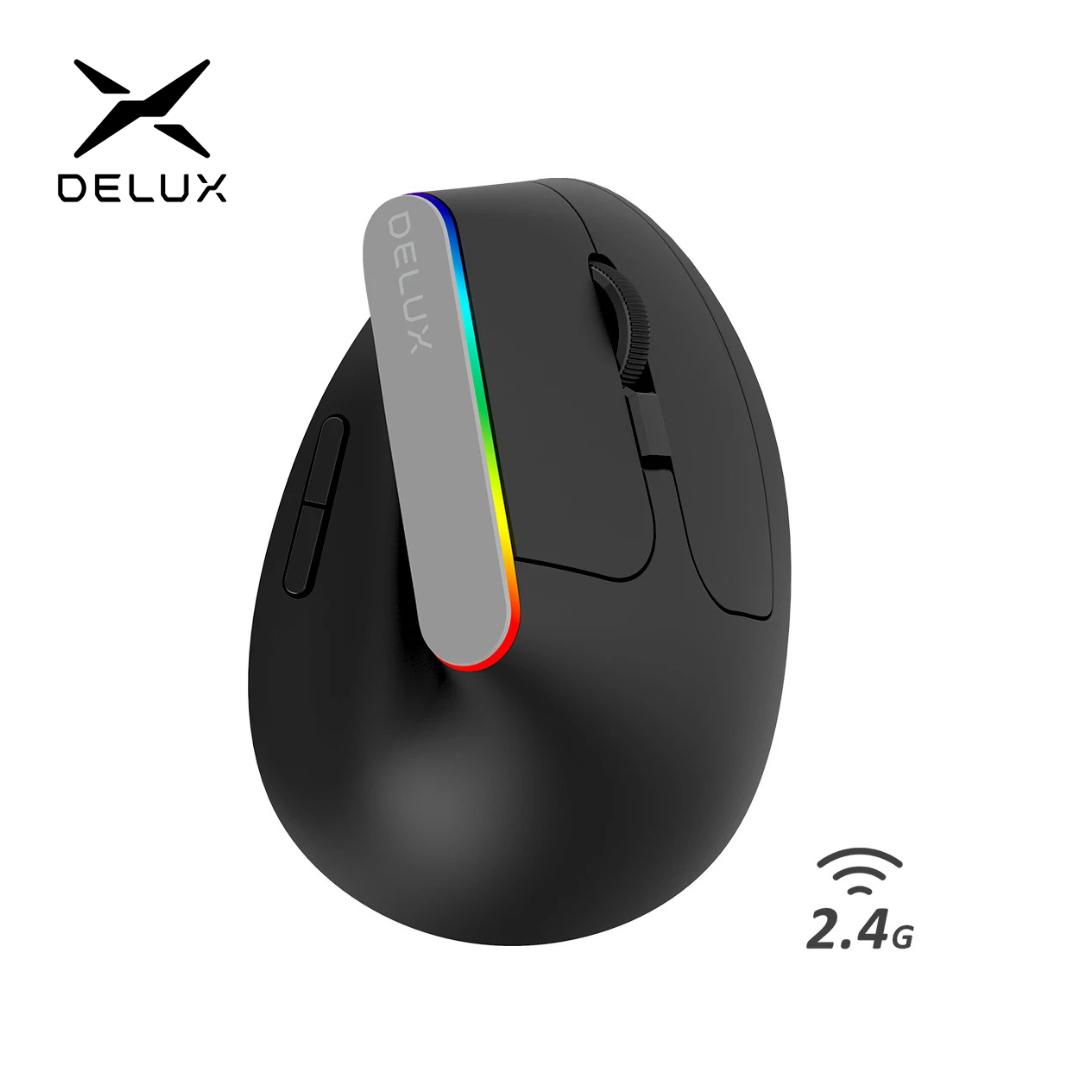 Delux M618C Wireless Silent Er - Ergonomic Mouse Vertical review and price